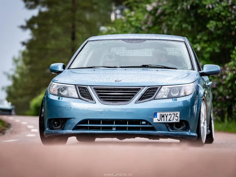 SAAB 9-3 2008 konverterad till A-traktor under Small Lake’s Run.